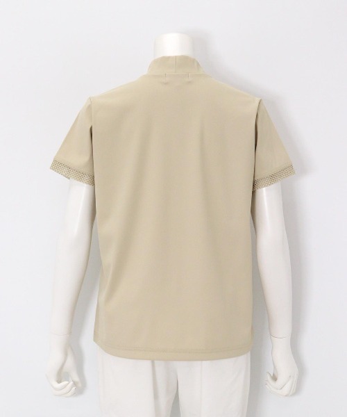 Picone CLUB(ピッコーネクラブ)の「ポイント刺繍UV冷感プルオーバー(Tシャツ/カットソー・レディース・ライトブルー/ホワイト/ベージュ/ネイビー・S/M/L)」の8枚目の写真