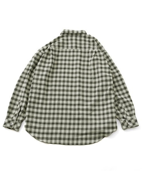 GLAZOS（グラソス）の「【大人向けサイズあり】アソート・ボタンダウン長袖シャツ（シャツ/ブラウス・キッズ・グレー/ブルー/ライトグレー/ブラック・M/S/LL/L）」の11枚目の写真
