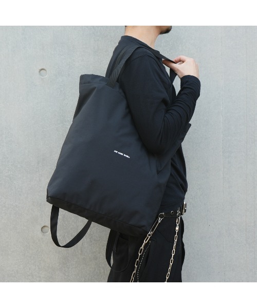 JAM HOME MADE(ジャムホームメイド)の「4NK experiment back bag Series #zwei 2way トート&バックパック・リュック(トートバッグ・メンズ・ブラック・ONE SIZE)」の9枚目の写真