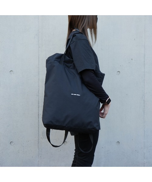 JAM HOME MADE(ジャムホームメイド)の「4NK experiment back bag Series #zwei 2way トート&バックパック・リュック(トートバッグ・メンズ・ブラック・ONE SIZE)」の11枚目の写真