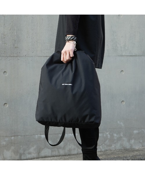 JAM HOME MADE(ジャムホームメイド)の「4NK experiment back bag Series #zwei 2way トート&バックパック・リュック(トートバッグ・メンズ・ブラック・ONE SIZE)」の12枚目の写真