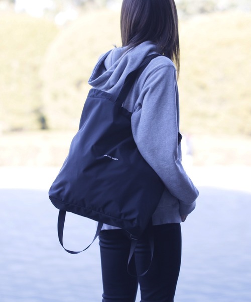 JAM HOME MADE(ジャムホームメイド)の「4NK experiment back bag Series #zwei 2way トート&バックパック・リュック(トートバッグ・メンズ・ブラック・ONE SIZE)」の3枚目の写真