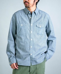 OMNIGOD（オムニゴッド）の「[OMNIGOD mens / オムニゴッド] ALEX MILL×OMNIGOD インディゴチェック ユーティリティーワークシャツ（シャツ/ブラウス）」