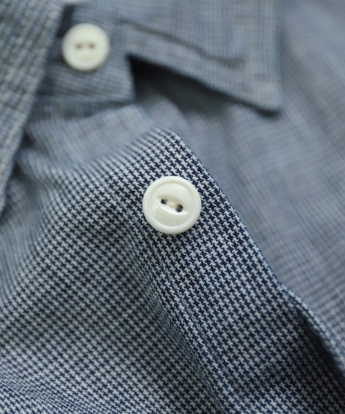 OMNIGOD（オムニゴッド）の「[OMNIGOD mens / オムニゴッド] ALEX MILL×OMNIGOD インディゴチェック ユーティリティーワークシャツ（シャツ/ブラウス・メンズ・インディゴブルー・S/M/L）」の10枚目の写真