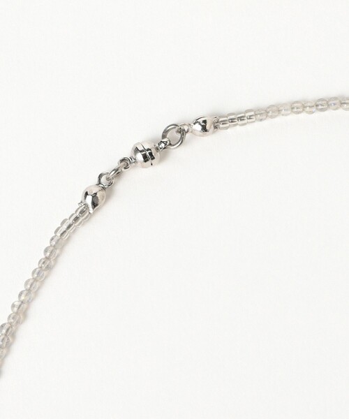 Ray BEAMS（レイビームス）の「スター ストーン ネックレス（ネックレス・レディース・ライトグレー/ブラック・ONE SIZE）」の4枚目の写真