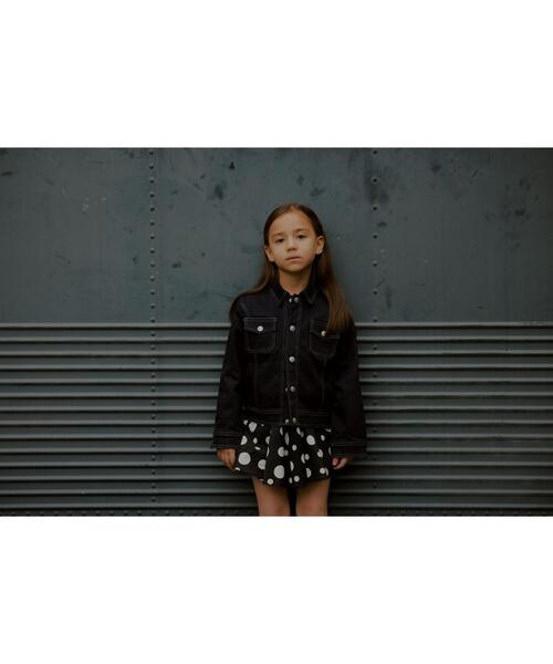 agnes b.(アニエスベー)の「キッズ デニムブルゾン(デニムジャケット・キッズ・ブルー系その他・4YEAR/6YEAR/8YEAR/10YEAR/12YEAR)」の2枚目の写真
