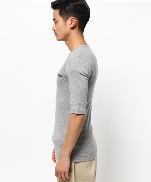 JACKROSE（ジャックローズ）の「【超長綿】Uネック5分袖Tシャツ（Tシャツ/カットソー・メンズ・ブラック/ワイン/ホワイト/グレー・XL/M/L）」の5枚目の写真