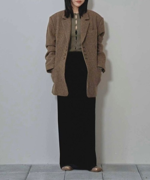 TODAYFUL(トゥデイフル)の「TODAYFUL Pencil Velour Skirt ペンシルベロアスカート/12520805(スカート・レディース・ブラック・38/36)」の8枚目の写真