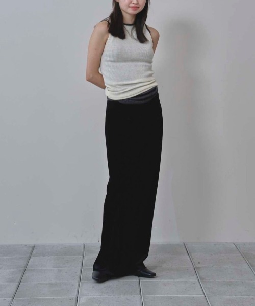 TODAYFUL(トゥデイフル)の「TODAYFUL Pencil Velour Skirt ペンシルベロアスカート/12520805(スカート・レディース・ブラック・38/36)」の12枚目の写真