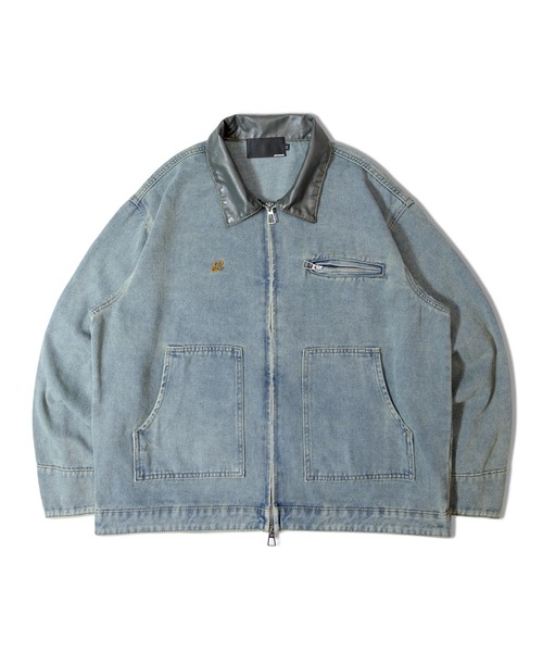 JACKROSE(ジャックローズ)の「JE-エリレザー・デニムJKT(その他アウター・メンズ・インディゴブルー・L/M)」の2枚目の写真