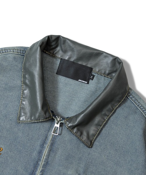 JACKROSE(ジャックローズ)の「JE-エリレザー・デニムJKT(その他アウター・メンズ・インディゴブルー・L/M)」の4枚目の写真