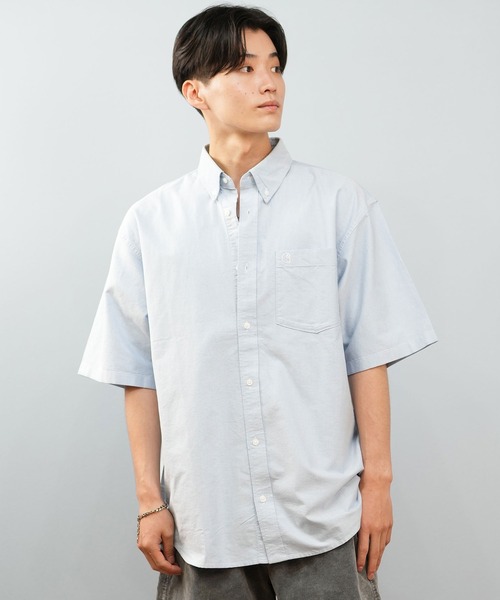 Carhartt WIP（カーハートダブリューアイピー）の「Carhartt WIP/カーハートダブリューアイピー S/S BRAXTON SHIRT 半袖シャツ I031454（シャツ/ブラウス・メンズ・ベージュ/ホワイト×ブラック/ライトブルー/ライトピンク/グレー・M/L/XL）」の18枚目の写真