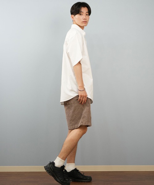 Carhartt WIP（カーハートダブリューアイピー）の「Carhartt WIP/カーハートダブリューアイピー S/S BRAXTON SHIRT 半袖シャツ I031454（シャツ/ブラウス・メンズ・ベージュ/ホワイト×ブラック/ライトブルー/ライトピンク/グレー・M/L/XL）」の16枚目の写真