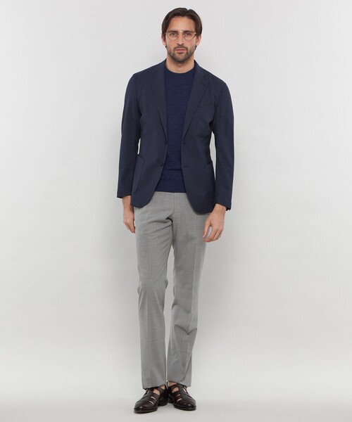 MACKINTOSH LONDON(マッキントッシュ ロンドン)の「【Adjustable Fit】トロピカルメランジスラックス(スラックス・メンズ・ライトグレー/グレー系その他2・90/94/82/86/78)」の3枚目の写真
