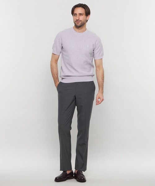 MACKINTOSH LONDON(マッキントッシュ ロンドン)の「【Adjustable Fit】トロピカルメランジスラックス(スラックス・メンズ・ライトグレー/グレー系その他2・90/94/82/86/78)」の4枚目の写真