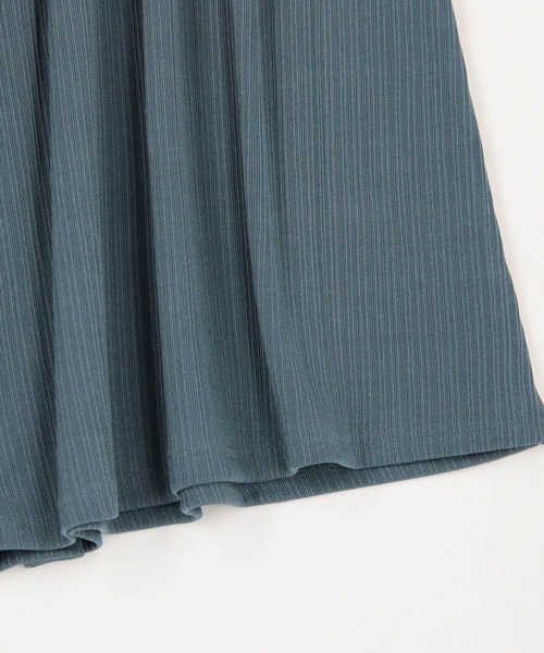 NICOLE white（ニコルホワイト）の「ランダムリブワイドパンツ（その他パンツ・レディース・ブラック/サックスブルー/カーキ/グリーン/レッド・FREE）」の18枚目の写真