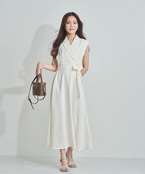 ◆MICHAA テーラード カラー ワンピース ◇MICHAA テーラード カラー ジャケット型 ワンピース