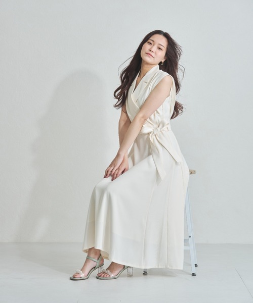 セール】新色追加 ZOZO限定 2025新作 テーラードカラーフレア