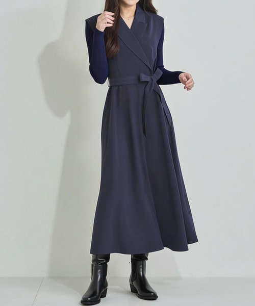 セール】新色追加 ZOZO限定 2025新作 テーラードカラーフレア