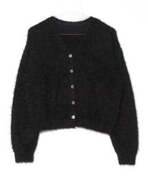 フェザーニットカーディガン≪手洗い可能≫