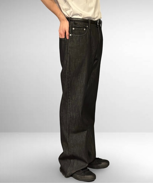 Burner（バーナー）の「ストレートフレアデニムパンツ（デニムパンツ・メンズ・ブラック/インディゴブルー/キナリ・マルチサイズ）」の14枚目の写真