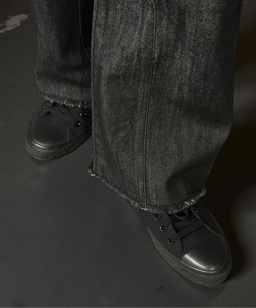 Burner（バーナー）の「ストレートフレアデニムパンツ（デニムパンツ・メンズ・ブラック/インディゴブルー/キナリ・マルチサイズ）」の18枚目の写真