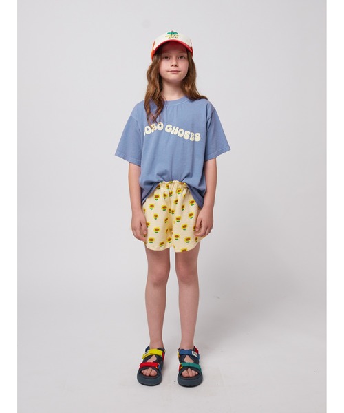 BOBO CHOSES（ボボショーズ）の「Wavy Bobo Choses T-shirt（Tシャツ/カットソー・キッズ・ブルー・100/110/120/130/140）」の6枚目の写真