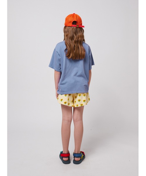 BOBO CHOSES（ボボショーズ）の「Wavy Bobo Choses T-shirt（Tシャツ/カットソー・キッズ・ブルー・100/110/120/130/140）」の8枚目の写真