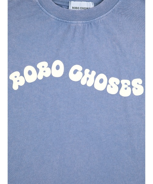 BOBO CHOSES（ボボショーズ）の「Wavy Bobo Choses T-shirt（Tシャツ/カットソー・キッズ・ブルー・100/110/120/130/140）」の11枚目の写真