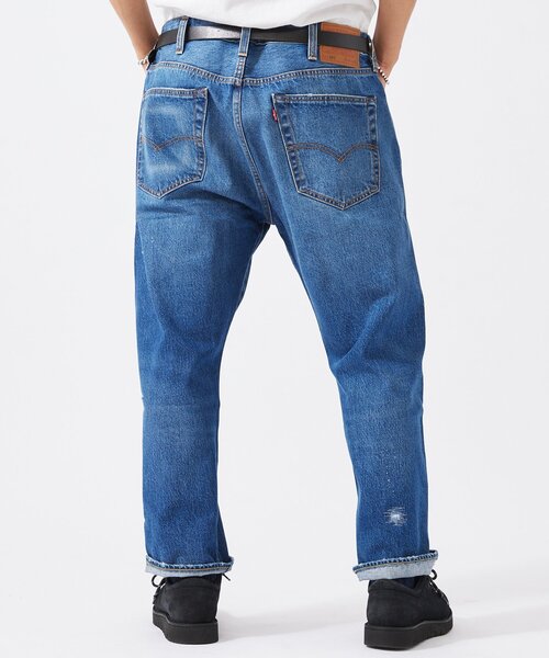 Levi's（リーバイス）の「LEVI’S(R)/リーバイス(R) 別注 501(R) Selvedge Paint Splatters L26（デニムパンツ・メンズ・コバルトブルー・40）」の15枚目の写真