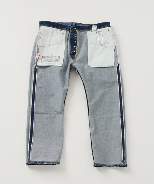 Levi's（リーバイス）の「LEVI’S(R)/リーバイス(R) 別注 501(R) Selvedge Paint Splatters L26（デニムパンツ・メンズ・コバルトブルー・40）」の2枚目の写真