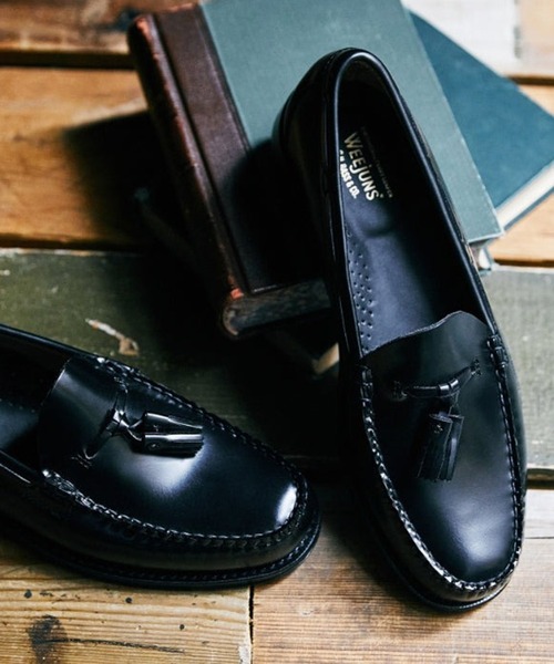 G.H.BASS（ジーエイチバス）の「【G.H.BASS】WEEJUN HERITAGE LARKIN MOC TASSEL BA11015H（ローファー・メンズ・ワイン/ブラウン/ブラック・8/9/7h/8h/9h）」の5枚目の写真