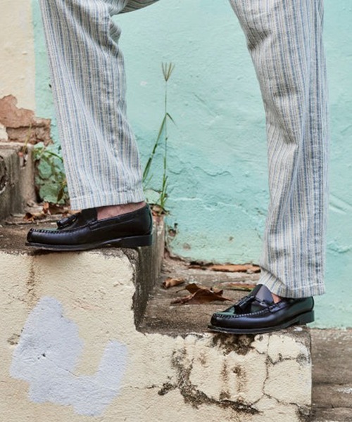 G.H.BASS（ジーエイチバス）の「【G.H.BASS】WEEJUN HERITAGE LARKIN MOC TASSEL BA11015H（ローファー・メンズ・ワイン/ブラウン/ブラック・8/9/7h/8h/9h）」の9枚目の写真