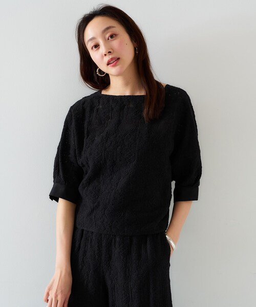 美品　マーブルシュッド　ブラウス　シャツ　柴犬レース　ガーゼ素材　黒 楽天市場】marble sud（シャツ・ブラウス｜トップス