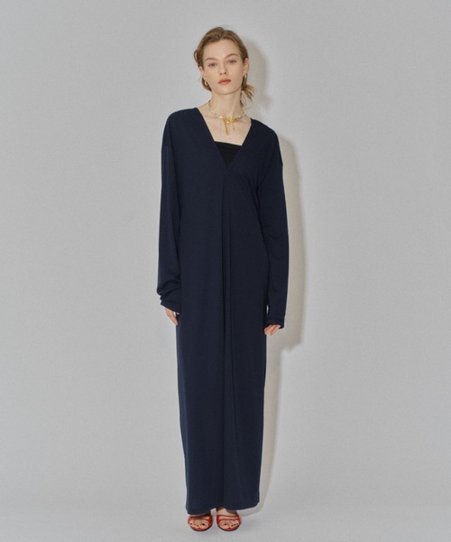 yae（ヤエ）の「2way V-neck dress /2wayVネックドレス（ワンピース