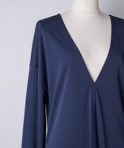 yae(ヤエ)の「2way V-neck dress /2wayVネックドレス(ワンピース・レディース・ボルドー/ブラック/ネイビー・36/38)」の18枚目の写真