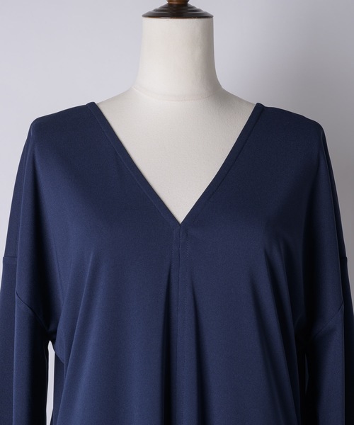 yae(ヤエ)の「2way V-neck dress /2wayVネックドレス(ワンピース・レディース・ボルドー/ブラック/ネイビー・36/38)」の19枚目の写真