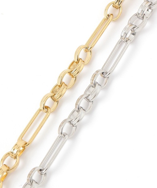 studio CLIP（スタディオクリップ）の「ステンレス変わりチェーンネックレス（ネックレス・レディース・その他1/その他2・FREE）」の5枚目の写真