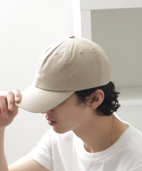 Lee（リー）の「【Lee/リー】 LE COTTON TWILL CAP / コットン ツイル キャップ（キャップ・メンズ・ブラック/ブルー/ベージュ/ライトグレー/ホワイト/ピンク/ライトオリーブ・57~59cm）」の4枚目の写真