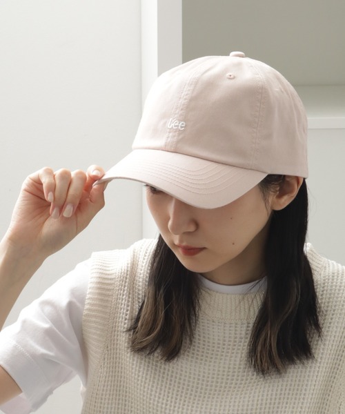 Lee（リー）の「【Lee/リー】 LE COTTON TWILL CAP / コットン ツイル キャップ（キャップ・メンズ・ブラック/ブルー/ベージュ/ライトグレー/ホワイト/ピンク/ライトオリーブ・57~59cm）」の7枚目の写真