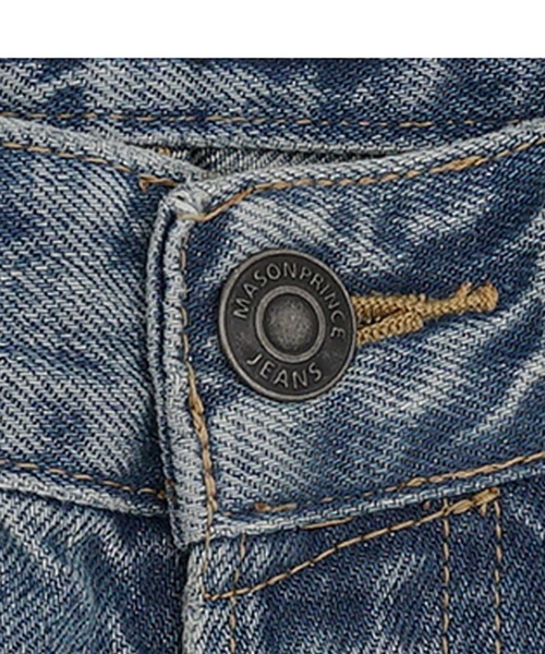 MASONPRINCE（メイソンプリンス）の「ルーズフィット 汚れ加工 デニムパンツ NZK6224【MASONPRINCE】（デニムパンツ・メンズ・ライトブルー・L/M/S/XL）」の5枚目の写真