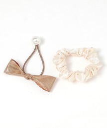 tiny tiny（ティニーティニー）の「シュシュリボンSETゴム[tiny tiny(ティニーティニー)]（ヘアゴム）」