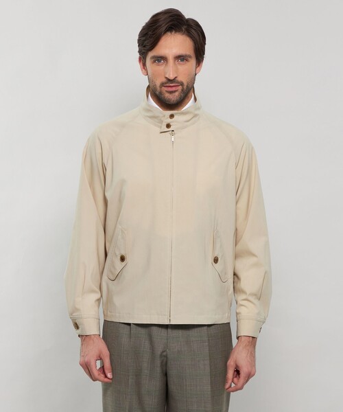 MACKINTOSH LONDON(マッキントッシュ ロンドン)の「ハリントンシャツジャケット(ブルゾン・メンズ・ベージュ/ライトブルー・42/40/38)」の5枚目の写真