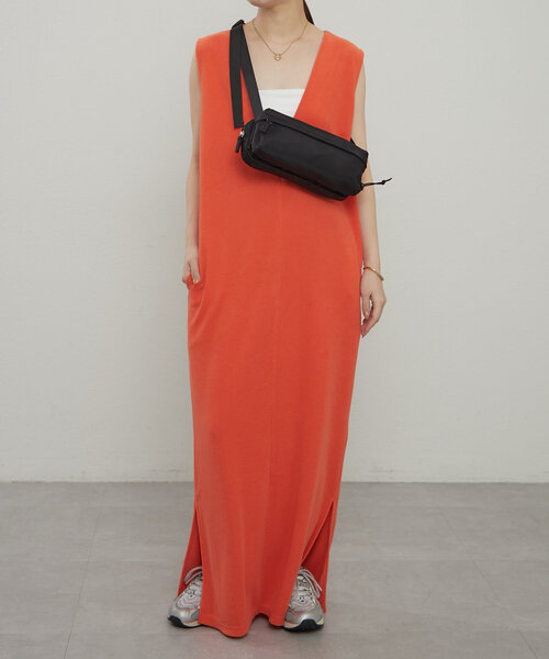 earthy（アーシー）の「クロスボディーバッグ（ショルダーバッグ・レディース・ブラック/オフホワイト・FREE）」の11枚目の写真