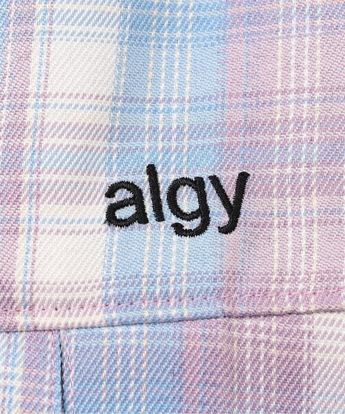 algy（アルジー）の「プリーツスカパン（スカート・キッズ・サックスブルー/アイボリー/グレー/チェック・X-SMALL/MEDIUM/SMALL/XX-SMALL）」の18枚目の写真