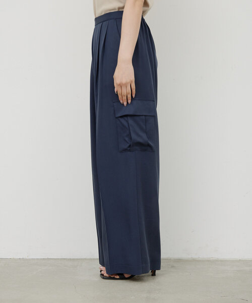 【25SS】【新品】GALLARDAGALANTE サテンカーゴパンツ GALLARDAGALANTE パンツ 「セットアップ対応」サテンカーゴ