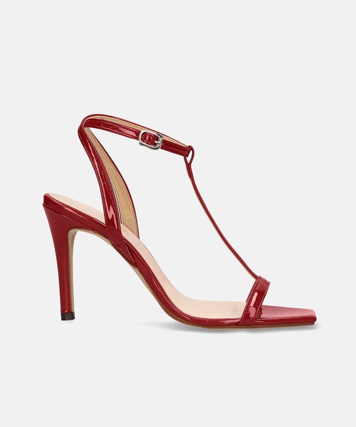 MAMIAN(マミアン)の「Tストラップ サンダル (9.0cmヒール)(サンダル・レディース・シルバー/レッド/ブラック/ベージュ・S/M/L)」の17枚目の写真