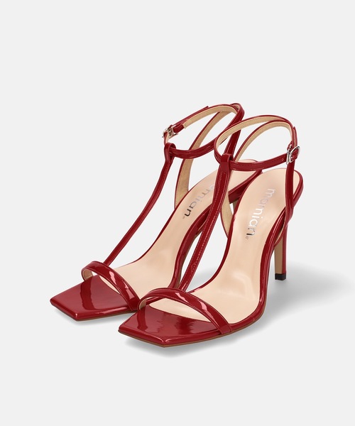 MAMIAN(マミアン)の「Tストラップ サンダル (9.0cmヒール)(サンダル・レディース・シルバー/レッド/ブラック/ベージュ・S/M/L)」の22枚目の写真