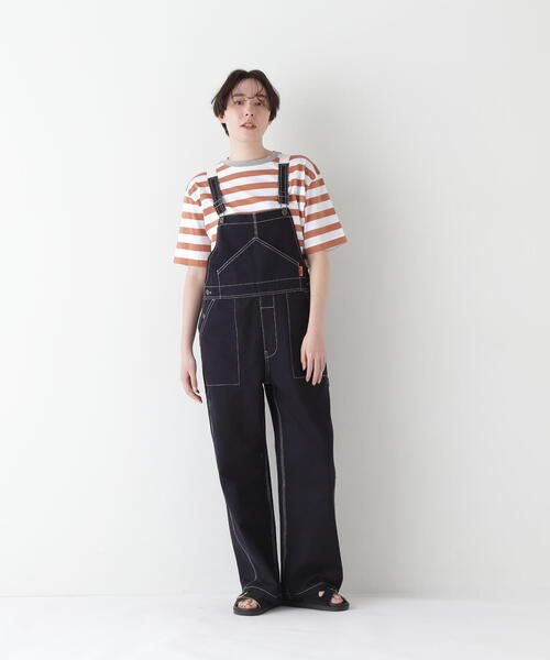 over print × UNIVERSAL OVERALL オーバーオール - メルカリ