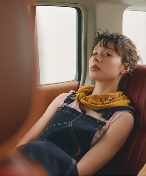 UNIVERSAL OVERALL(ユニバーサルオーバーオール)の「◆【UNIVERSAL OVER ALLコラボ】サロペット(サロペット/オーバーオール・レディース・ホワイト系その他/グリーン/ネイビー・MEDIUM)」の11枚目の写真